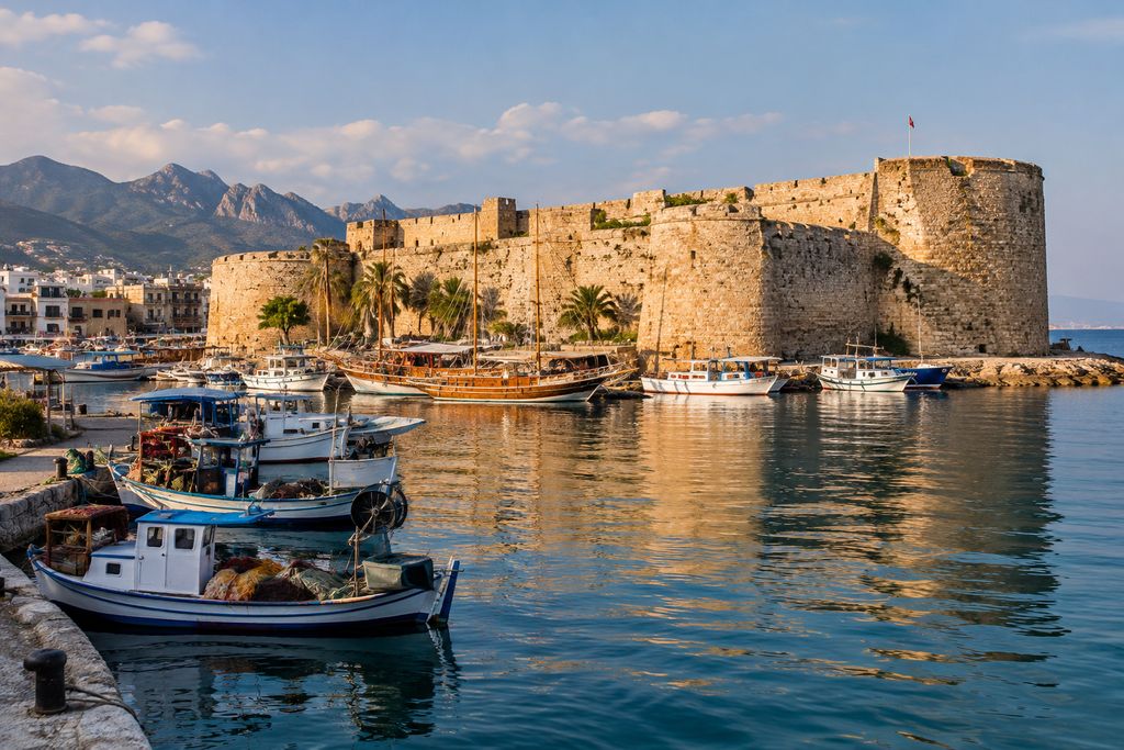 Girne Kalesi ve Limanı